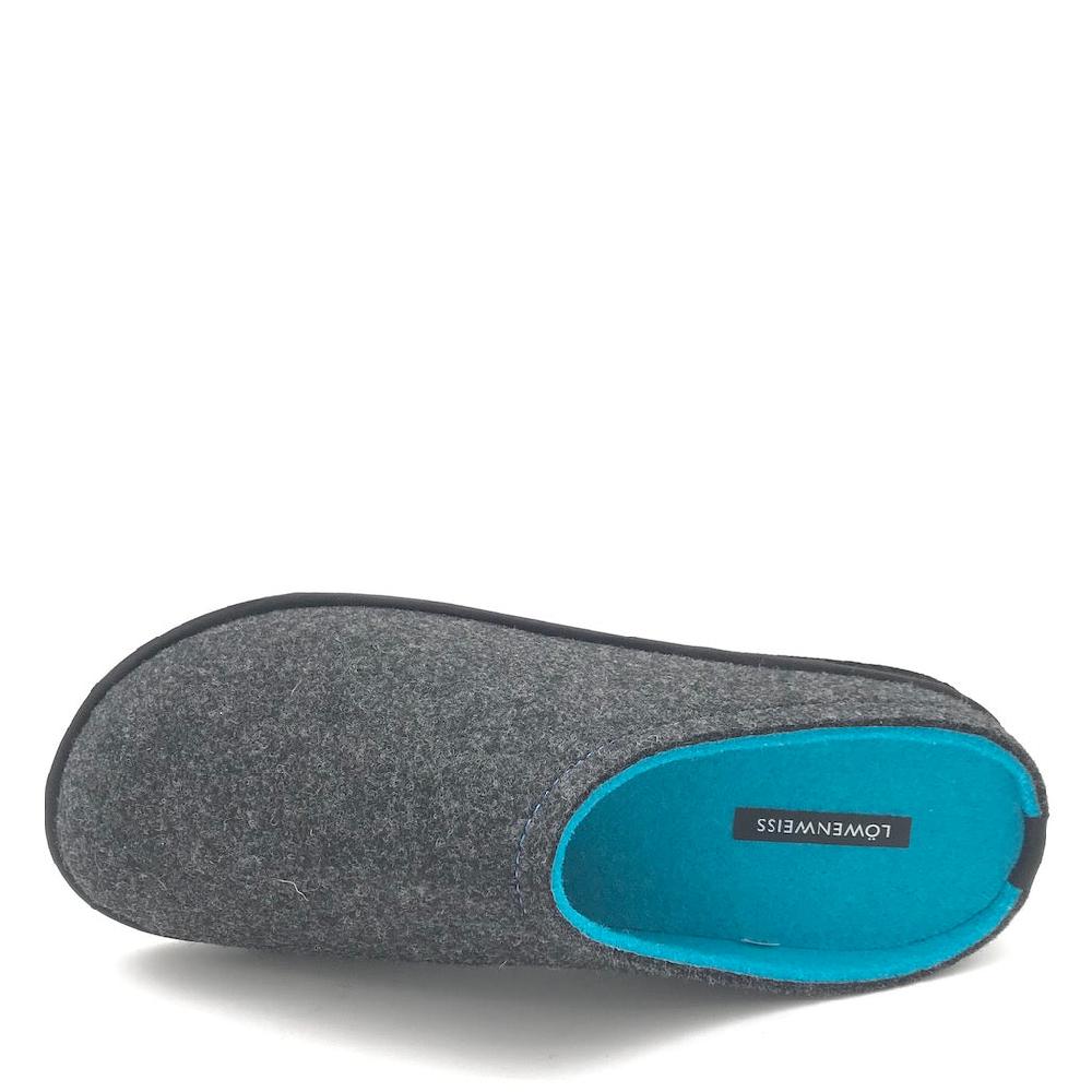 Zulian Calzature Ciabatta Easy Bicolor Antracite-blu Fluo