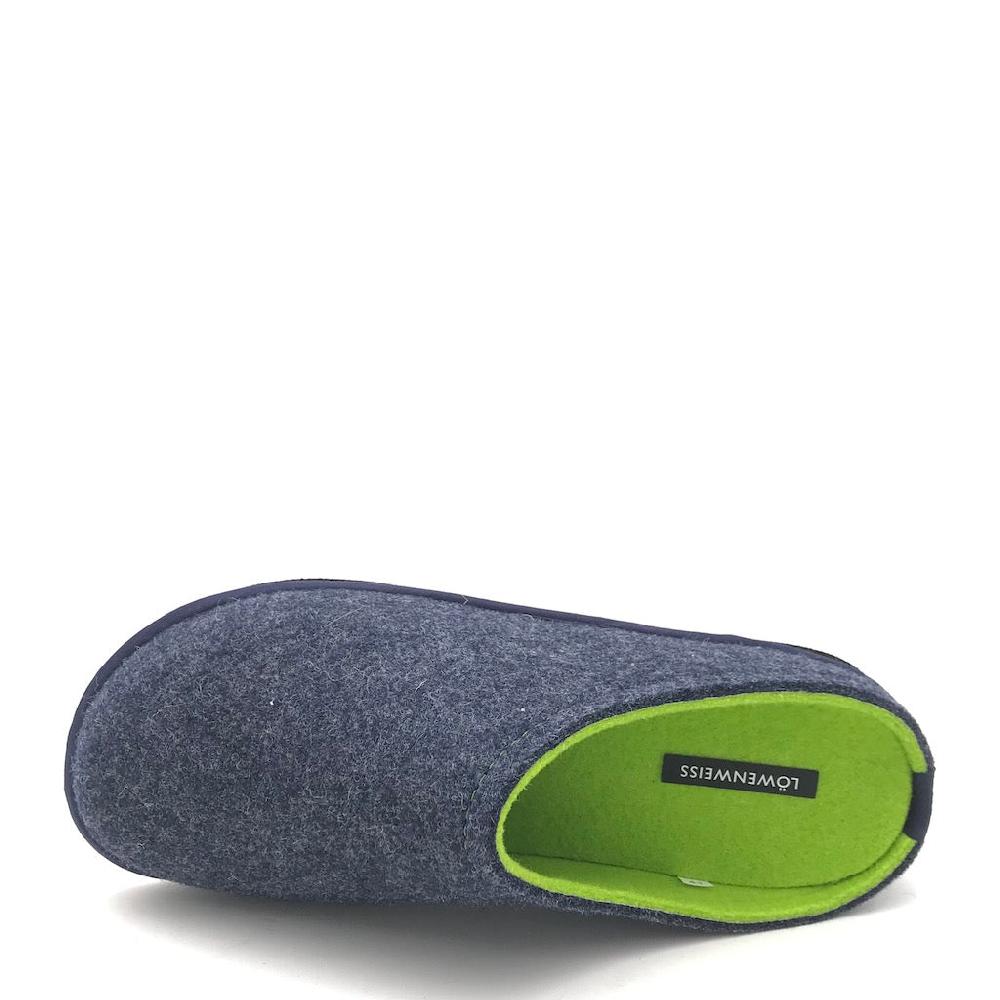 Zulian Calzature Ciabatta Easy Bicolor Blu-verde Fluo
