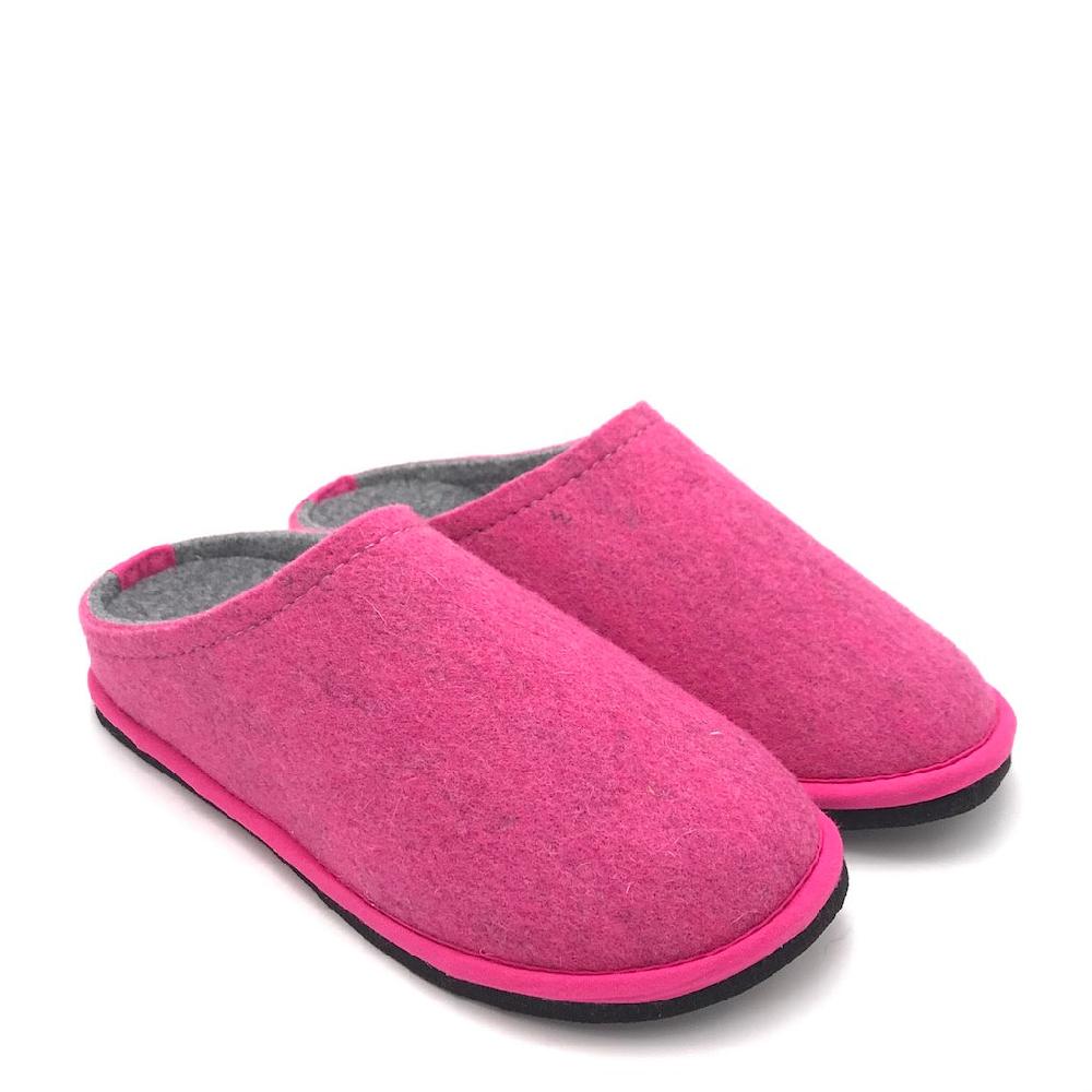 Zulian Calzature Ciabatta Easy Bicolor Fuxia-grigio