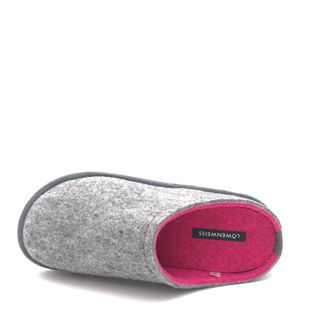 Zulian Calzature Ciabatta Easy Bicolor Grigio-fuxia