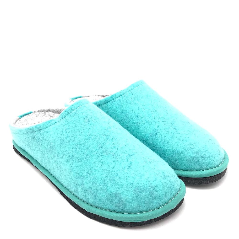 Zulian Calzature Ciabatta Easy Bicolor Tiffany-grigio