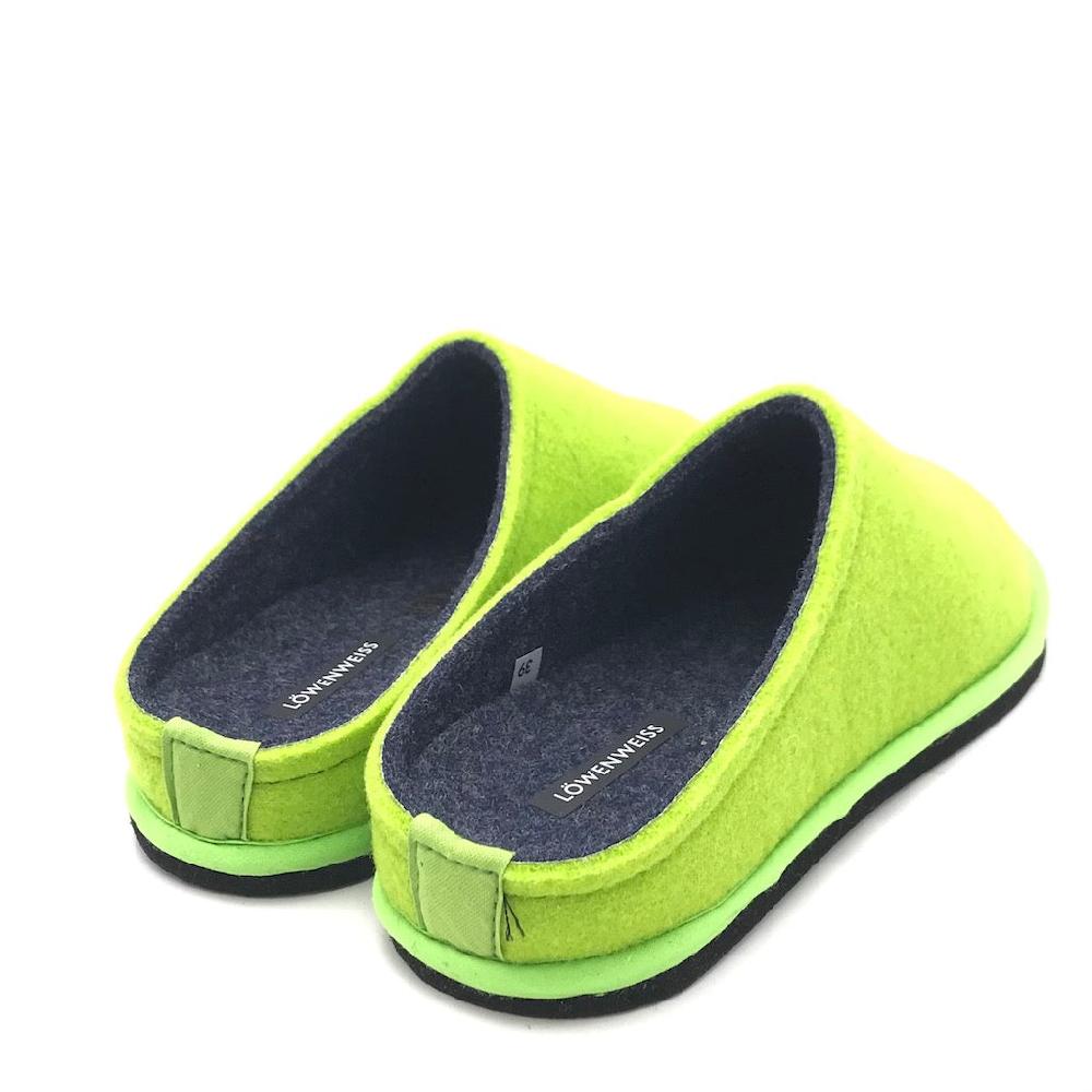 Zulian Calzature Ciabatta Easy Bicolor Verde Fluo-blu