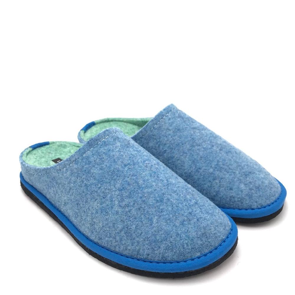 Zulian Calzature Ciabatta Evo Bicolor Turchese-menta