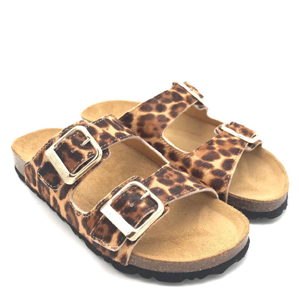Zulian Calzature Ciabatta Sara Doppia Fibbia Animalier