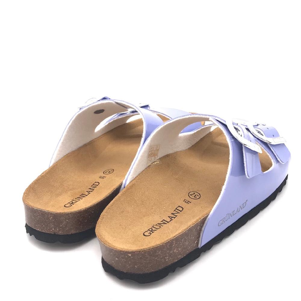 Zulian Calzature Ciabatta Sara Doppia Fibbia Pervinca