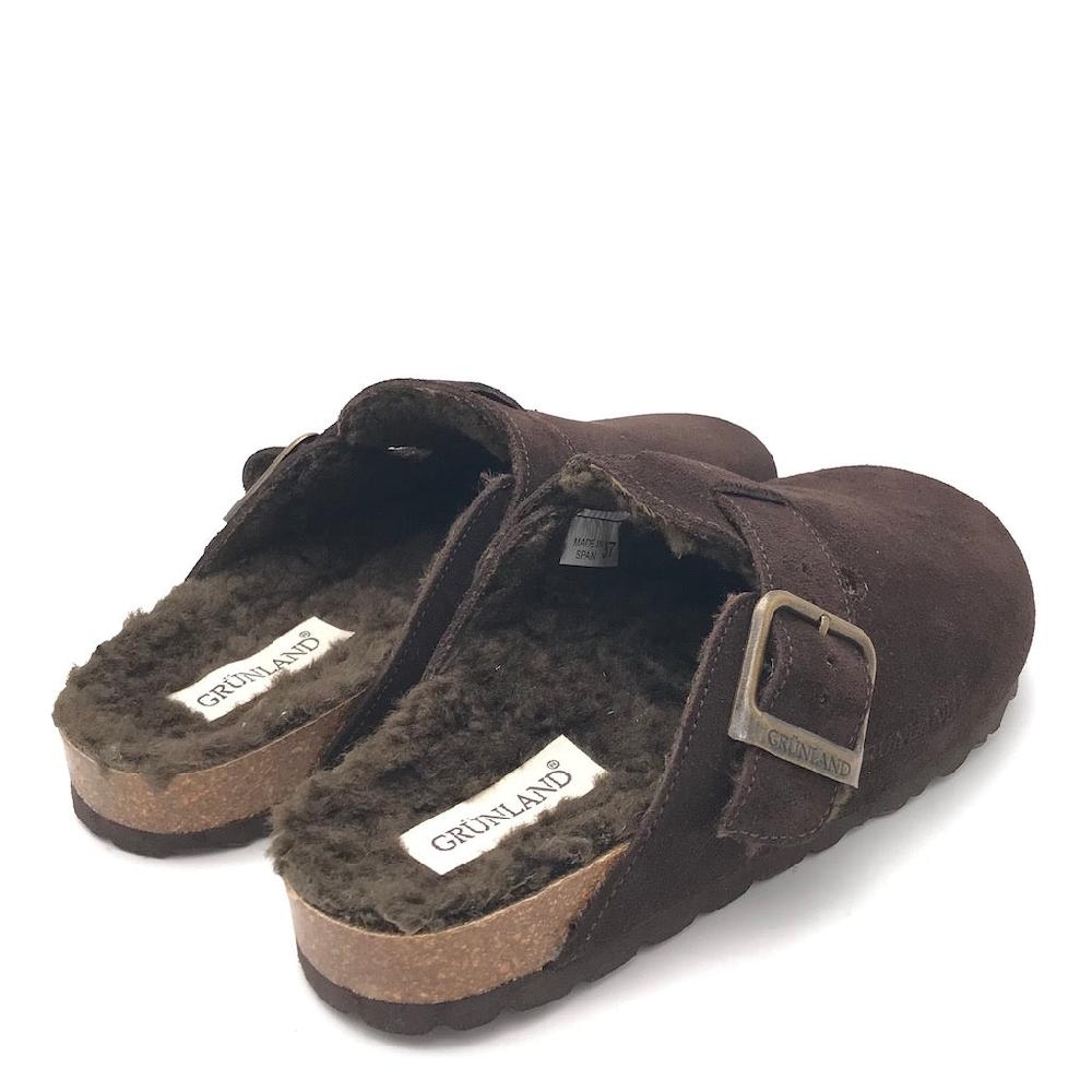 Zulian Calzature Ciabatta Sara Shearling Testa Moro