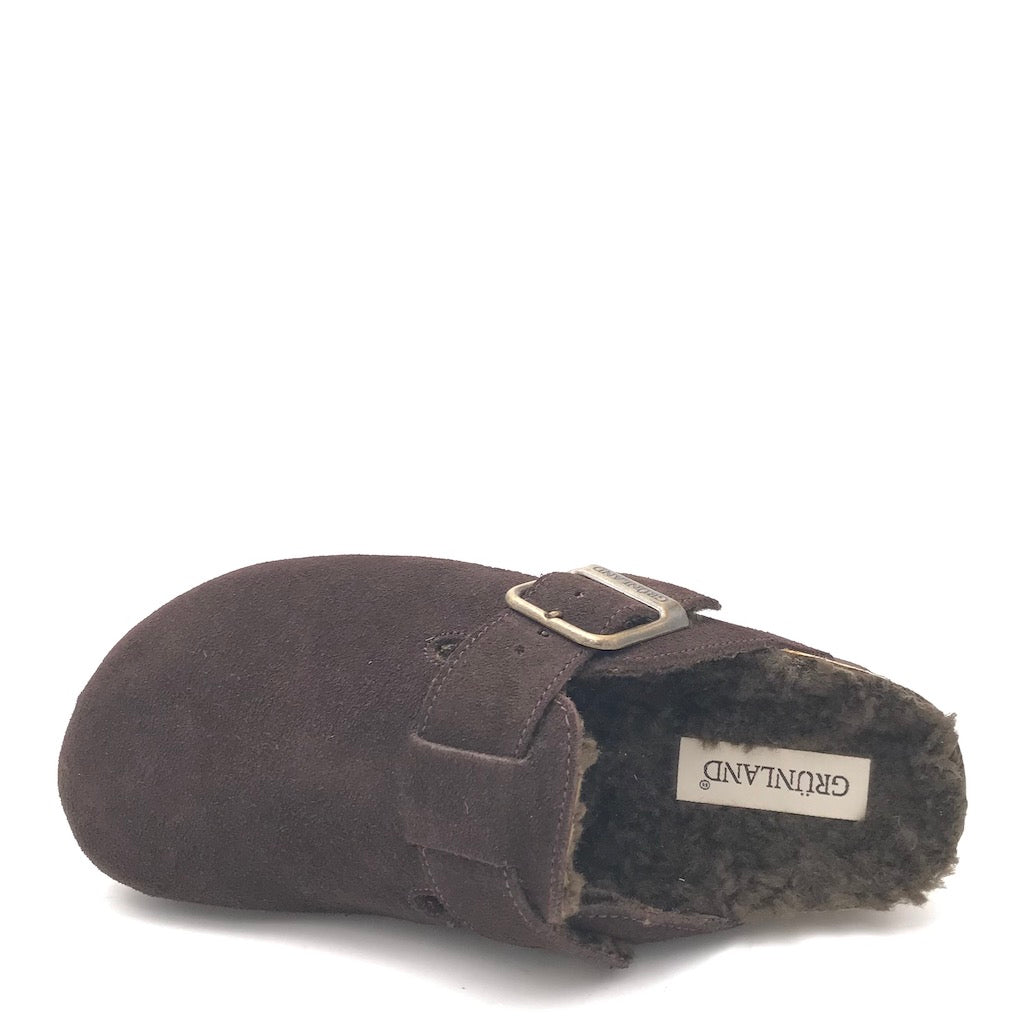 Zulian Calzature Ciabatta Sara Shearling Testa Moro