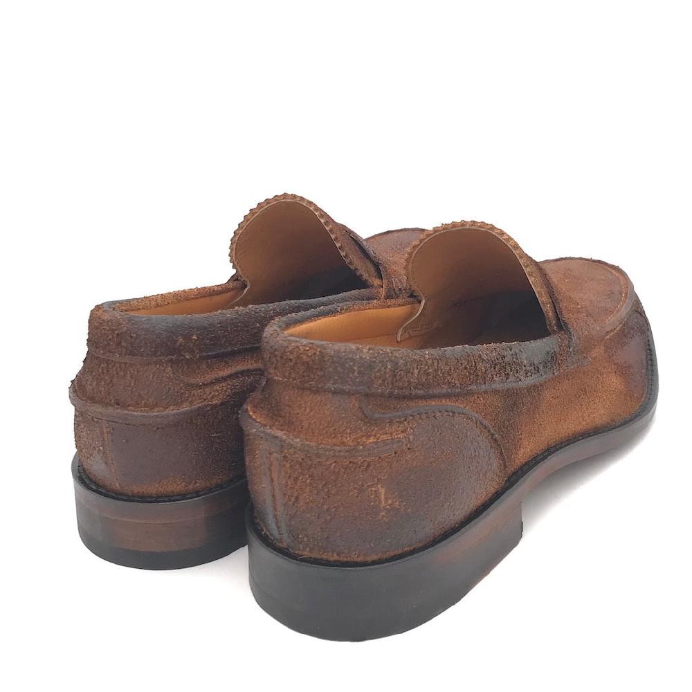 Zulian Calzature Mocassino College In Crosta Tabacco