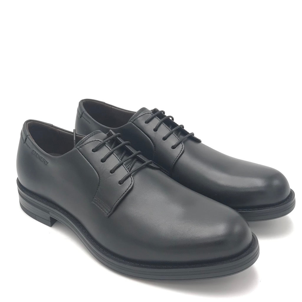 Zulian Calzature Scarpa Carnaby Allacciata In Nappa Nera