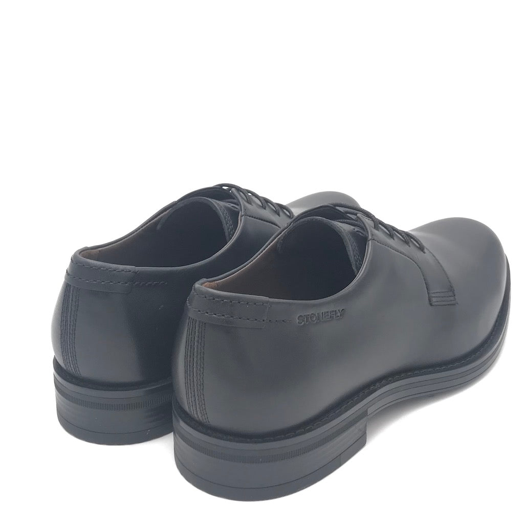 Zulian Calzature Scarpa Carnaby Allacciata In Nappa Nera