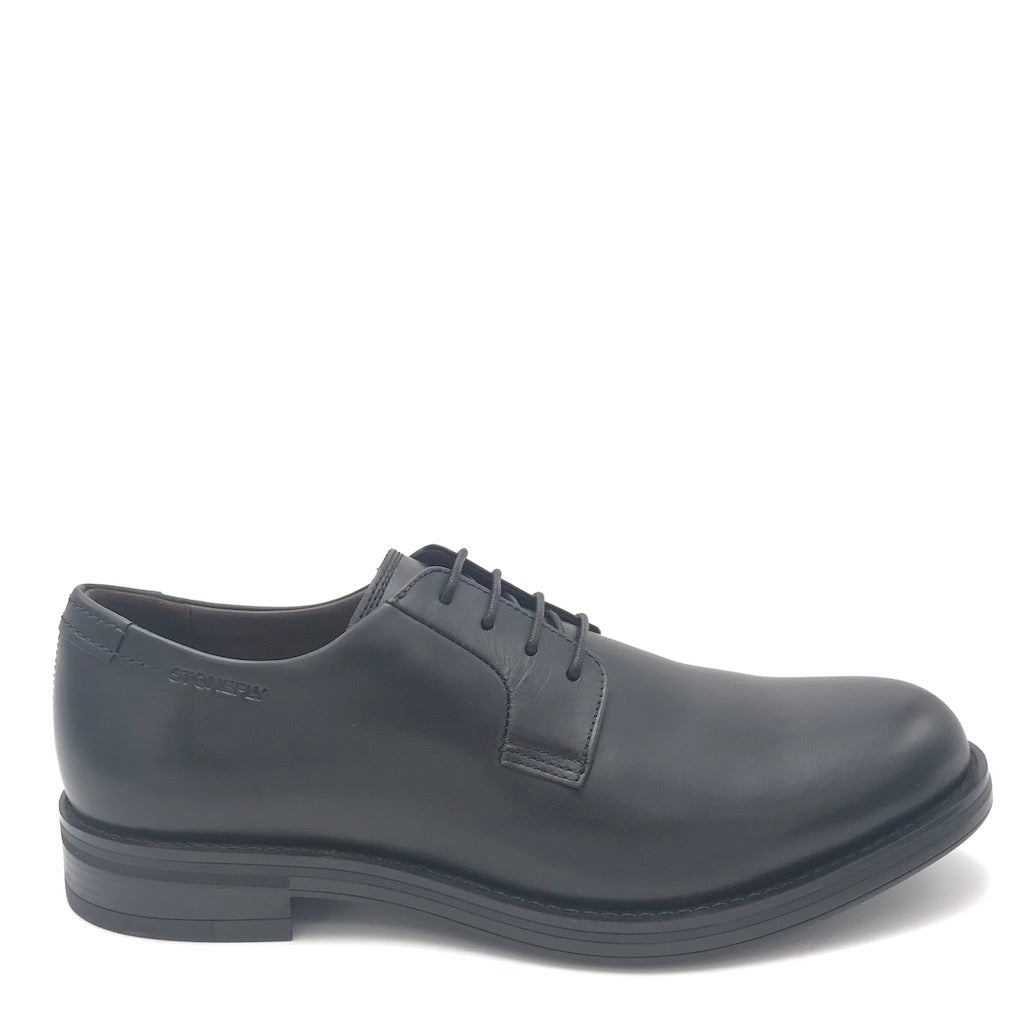 Zulian Calzature Scarpa Carnaby allacciata in nappa nera