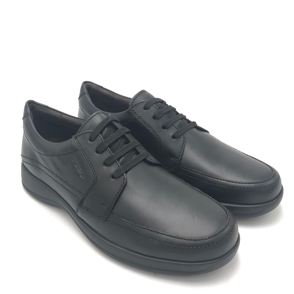 Zulian Calzature Scarpa Season Allacciata In Nappa Nera