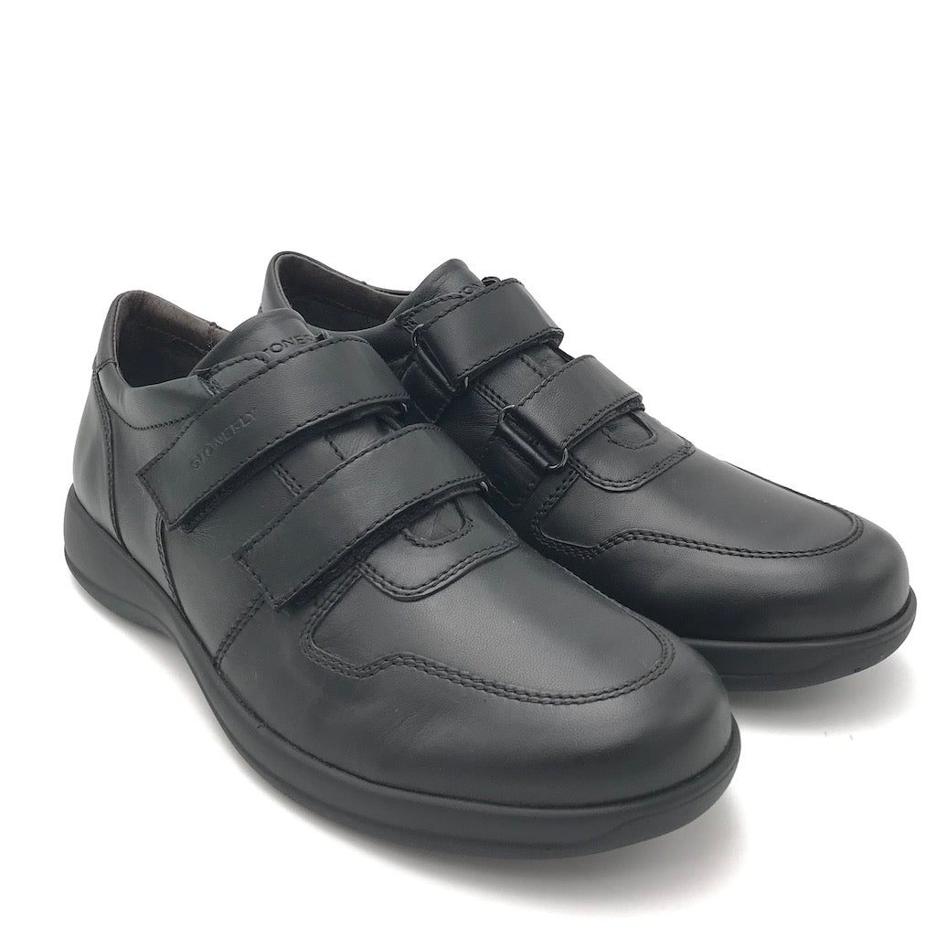 Zulian Calzature Scarpa Strappo Season In Nappa Nera