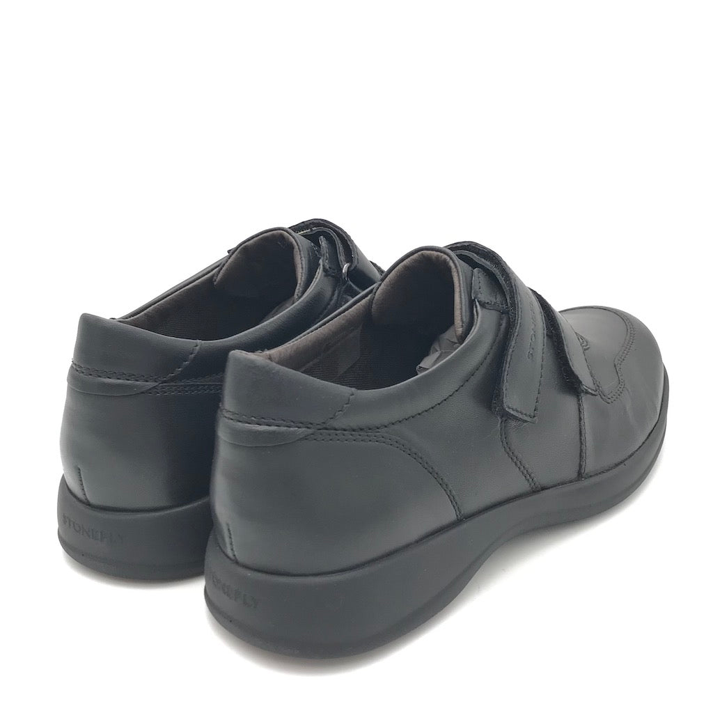 Zulian Calzature Scarpa Strappo Season In Nappa Nera