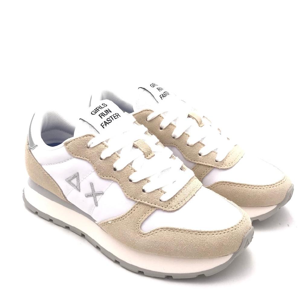 Zulian Calzature Sneakers Ally Gold Silver Bianco-panna