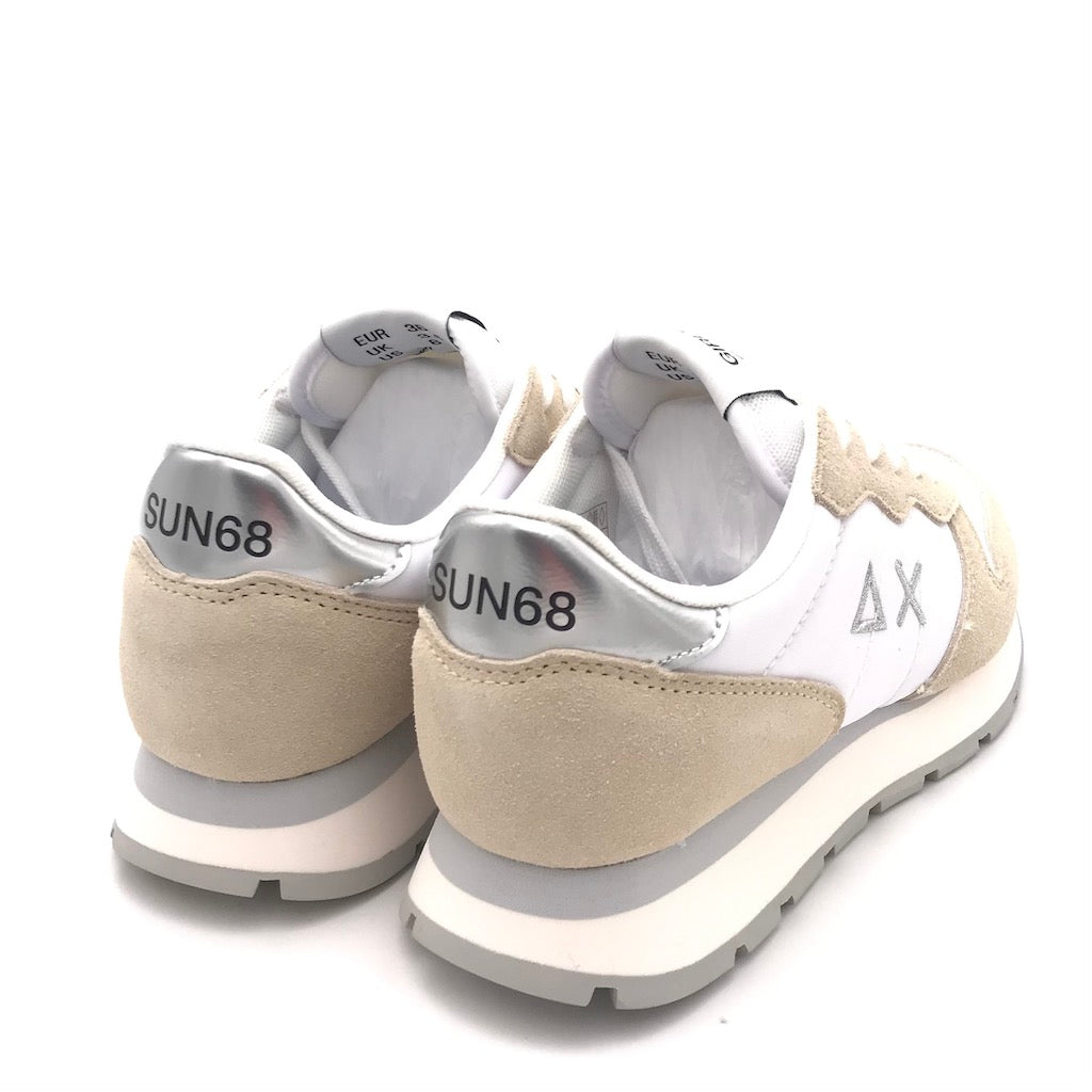 Zulian Calzature Sneakers Ally Gold Silver Bianco-panna