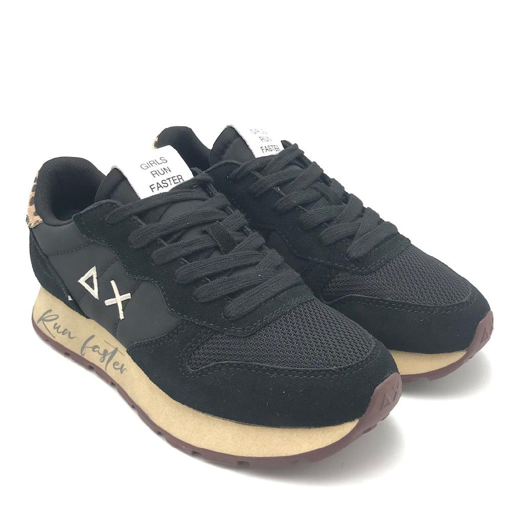 Zulian Calzature Sneakers Big Stargirl Mix Material Nero