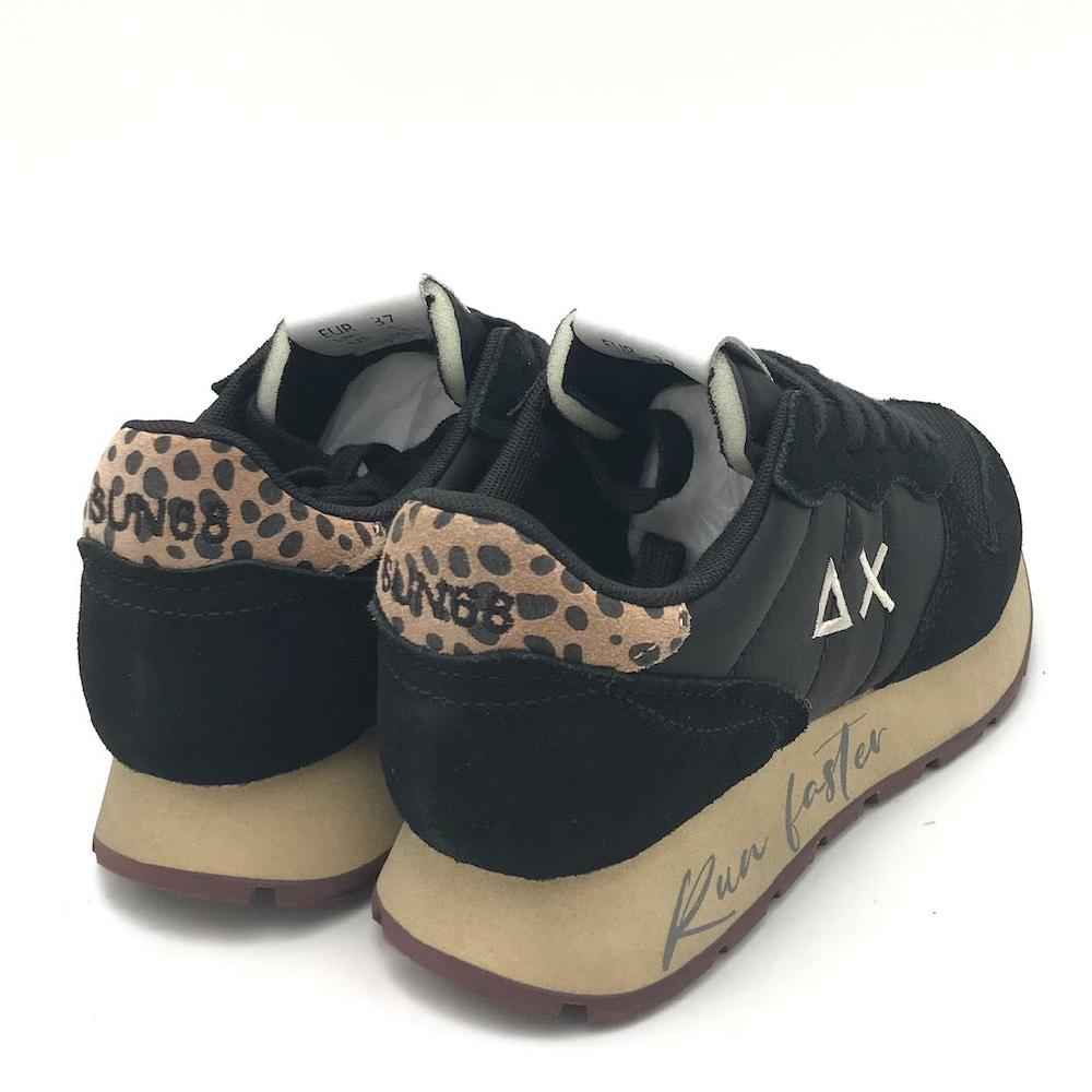 Zulian Calzature Sneakers Big Stargirl Mix Material Nero