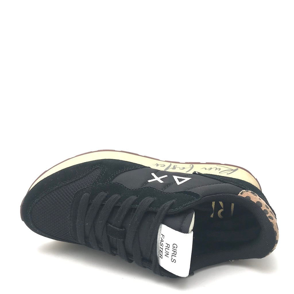 Zulian Calzature Sneakers Big Stargirl Mix Material Nero