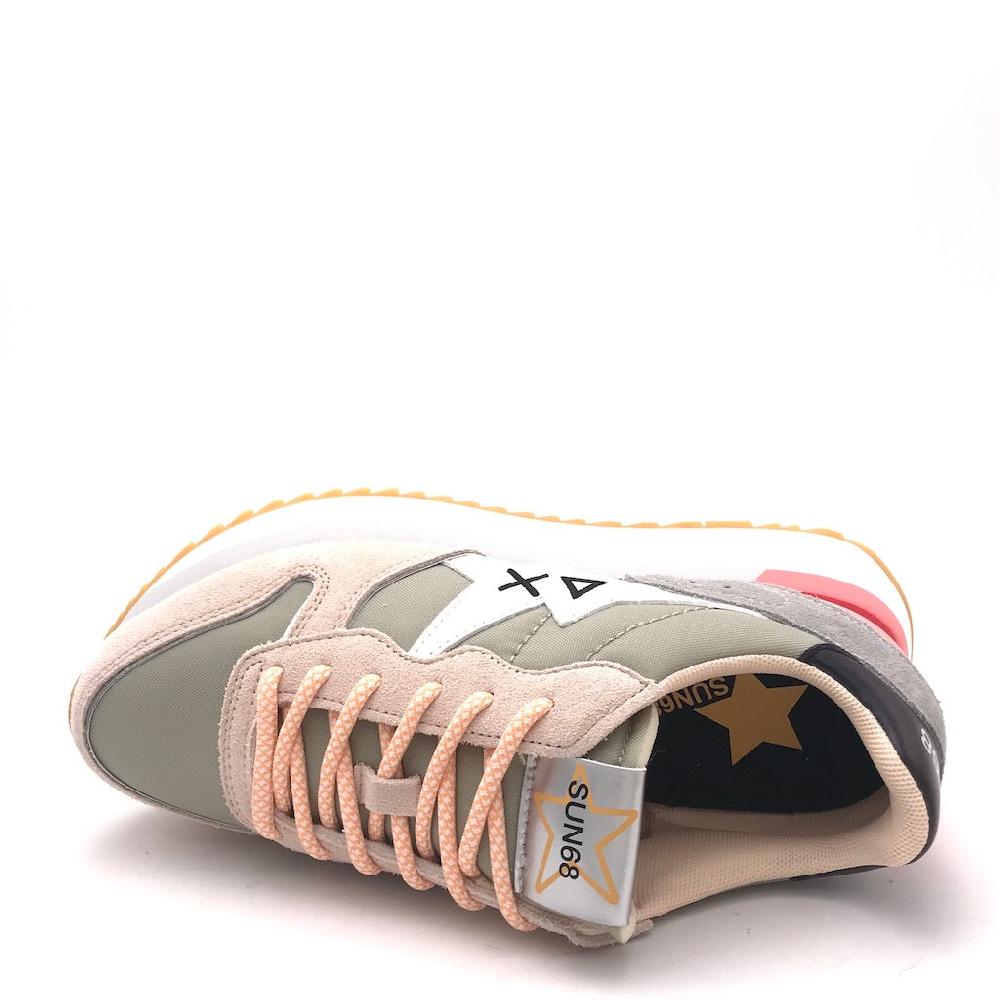 Zulian Calzature Sneakers Big Stargirl Printed Logo Grigio Chiaro