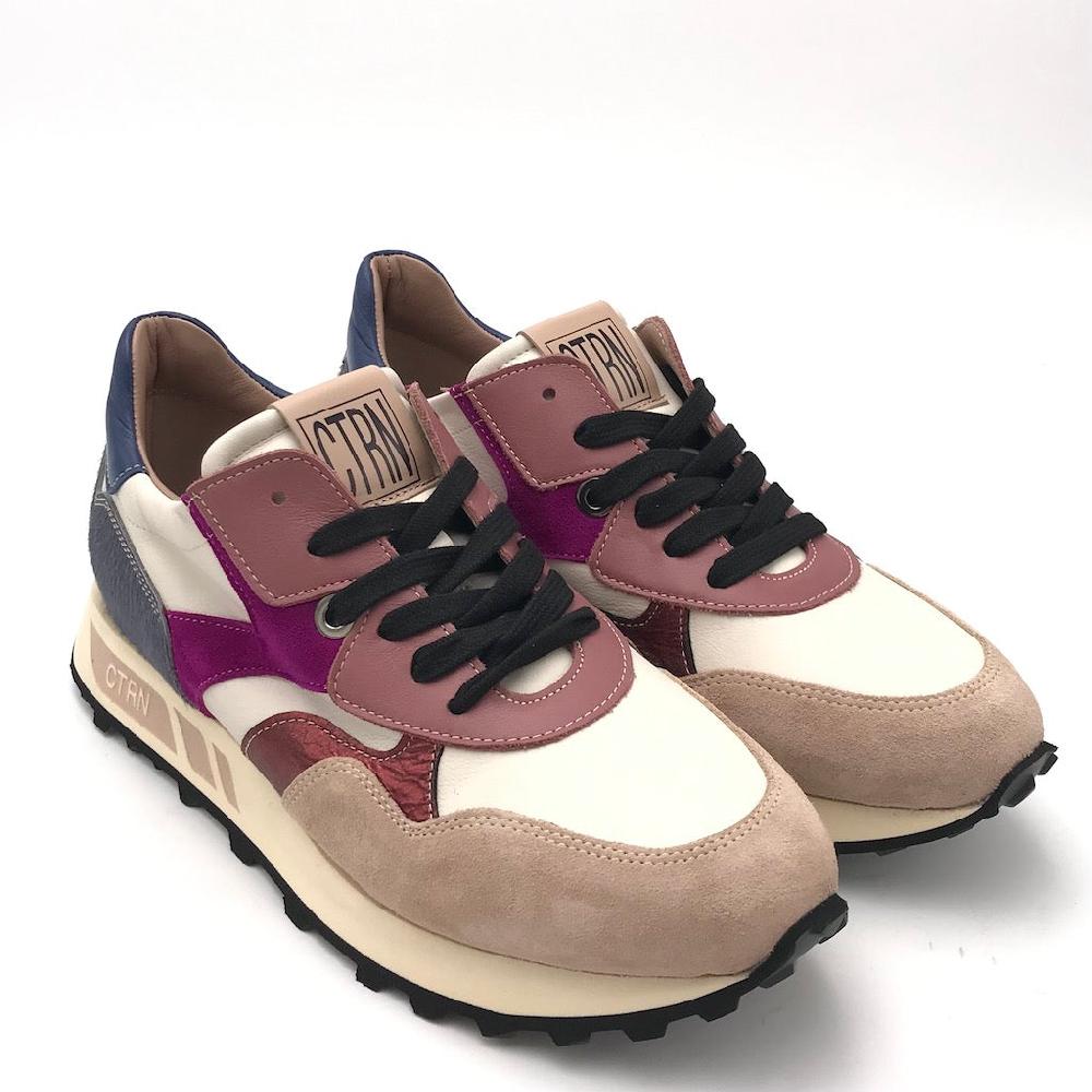 Zulian Calzature Sneakers Running Multicolor-off White