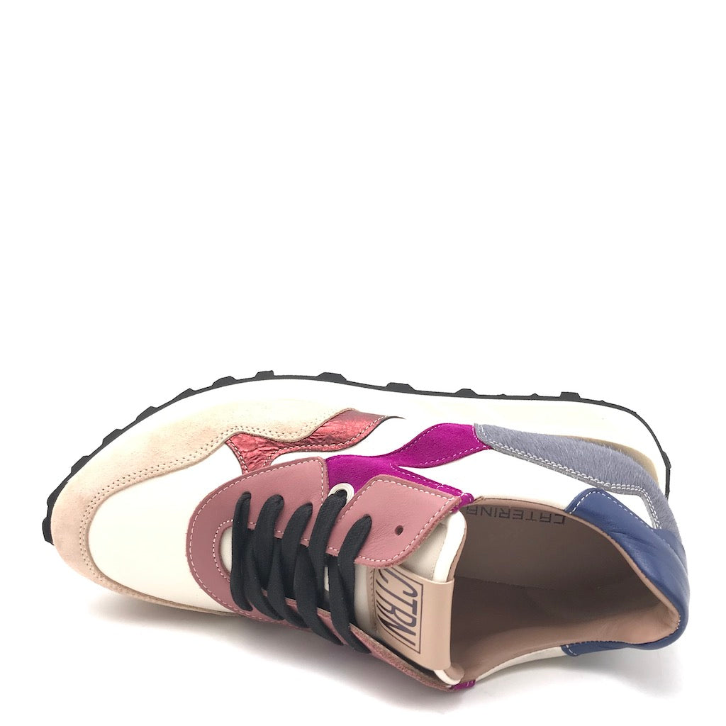 Zulian Calzature Sneakers Running Multicolor-off White