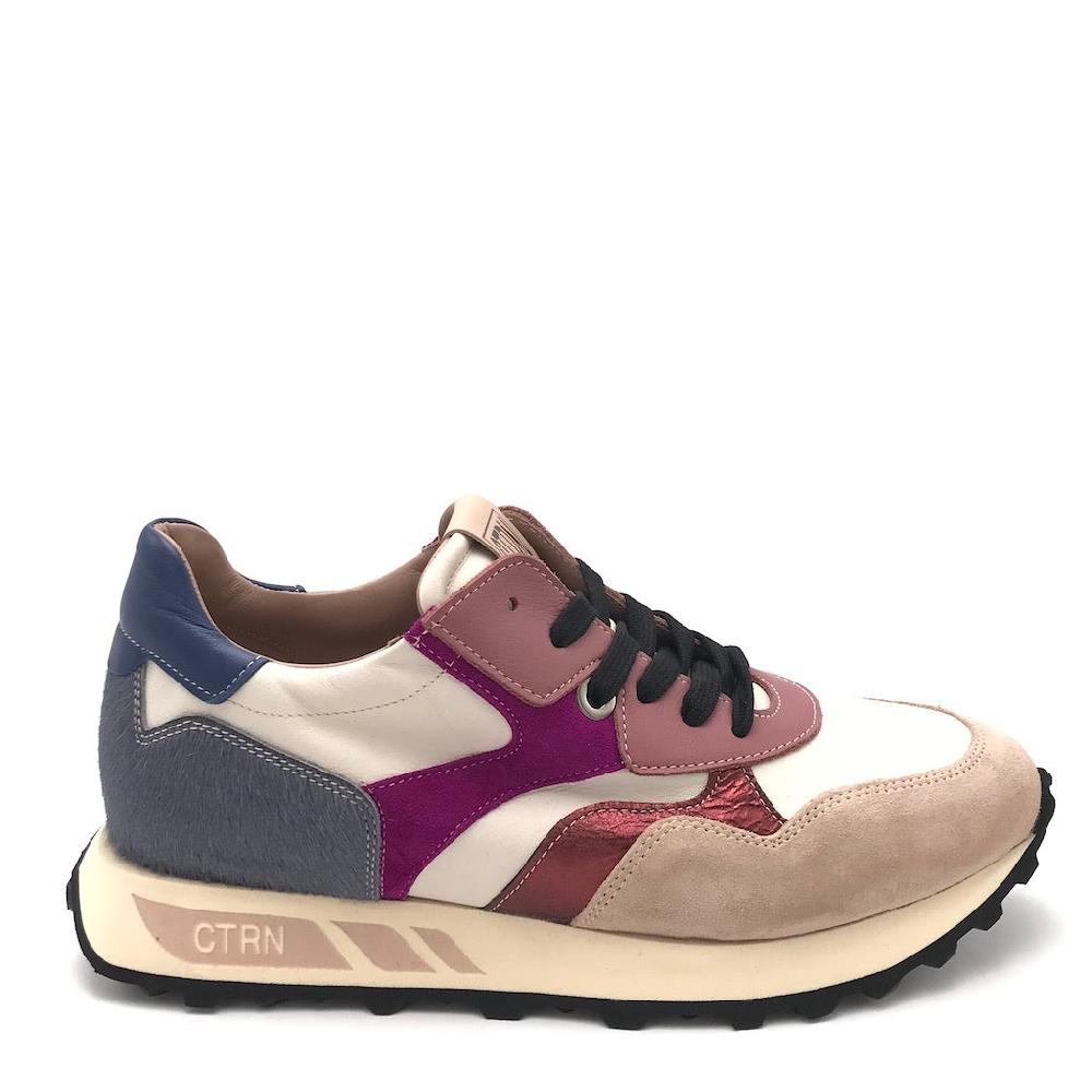 Zulian Calzature Sneakers running multicolor-off white