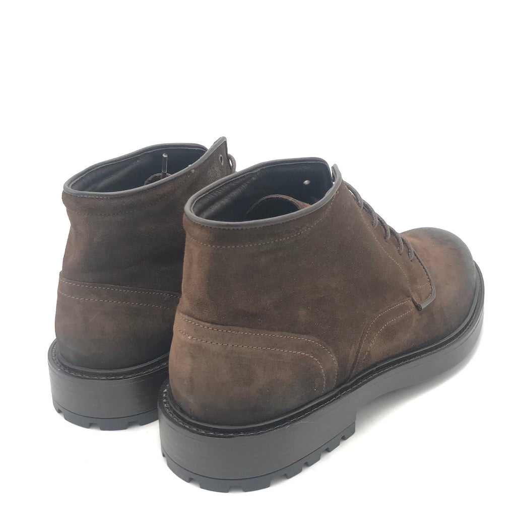 Zulian Calzature Stivaletto In Crosta Anticata Terra