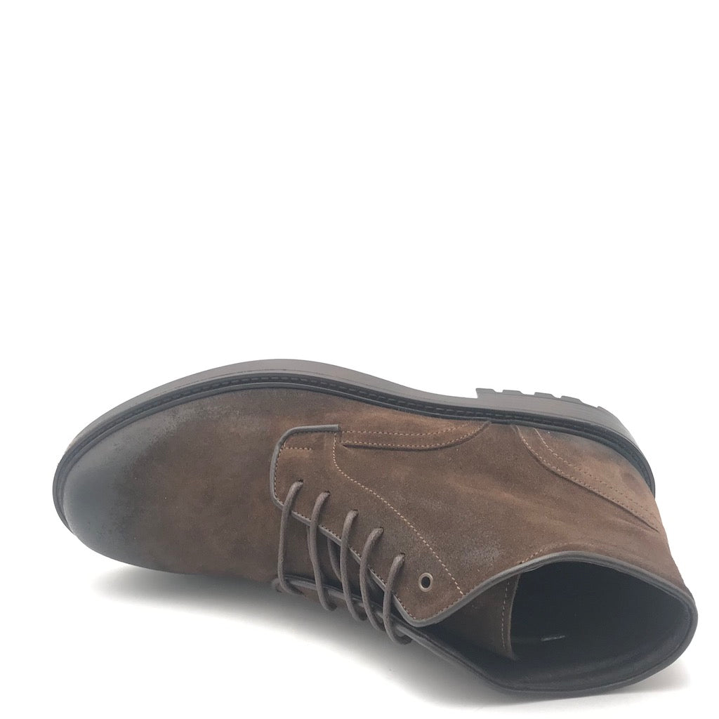 Zulian Calzature Stivaletto In Crosta Anticata Terra