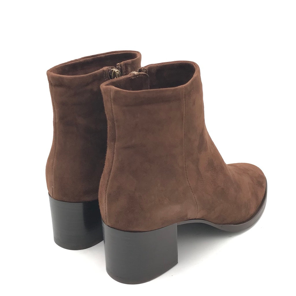 Zulian Calzature Tronchetto Classico Camoscio Marrone