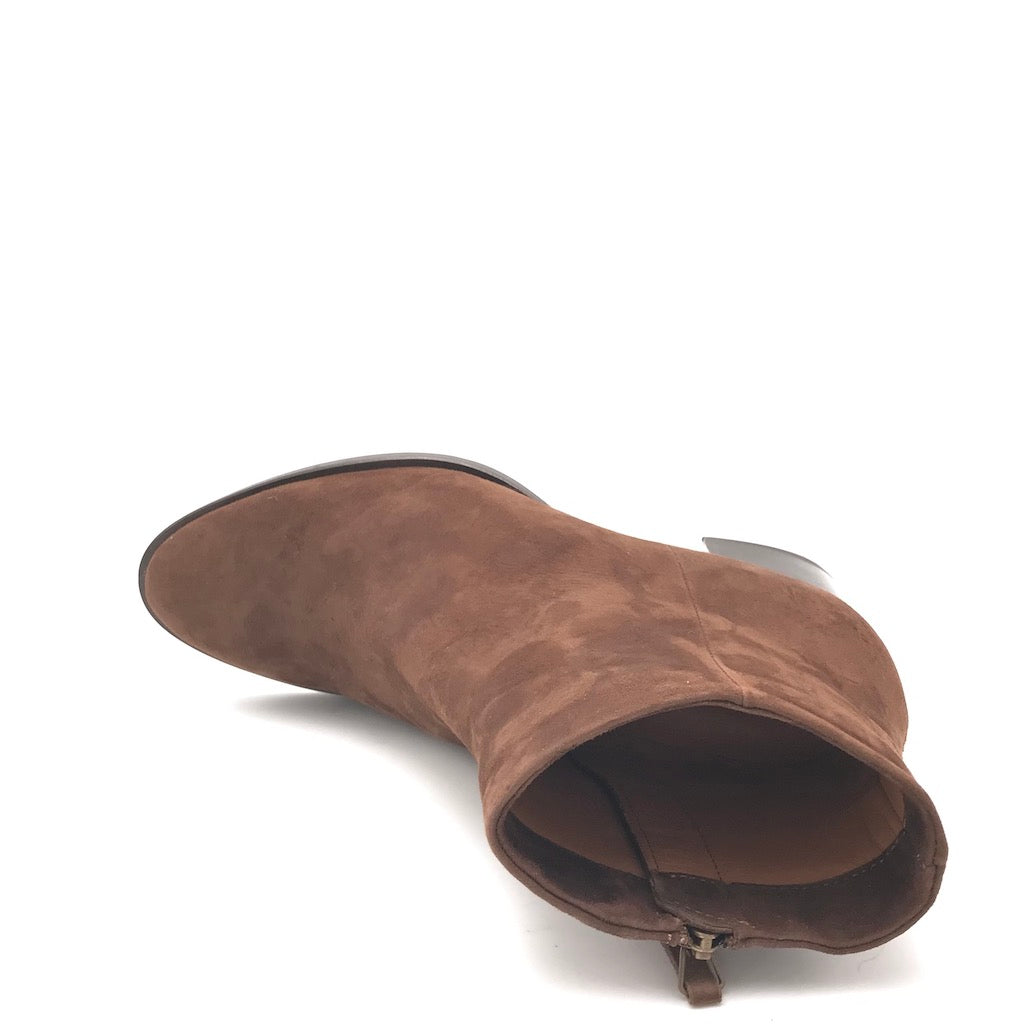 Zulian Calzature Tronchetto Classico Camoscio Marrone