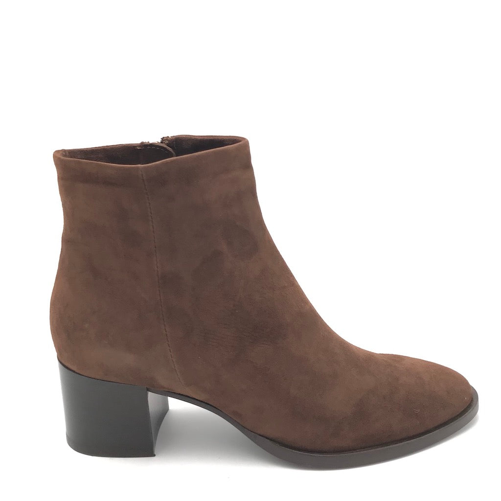 Zulian Calzature Tronchetto classico camoscio marrone