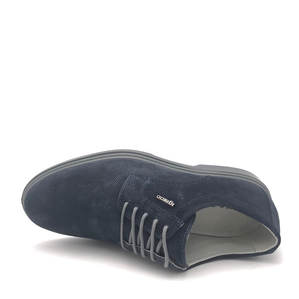 Zulian Calzature Allacciata Garret Blu