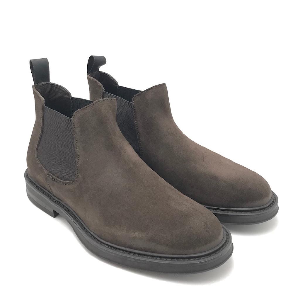 Zulian Calzature Beatles In Crosta Marrone