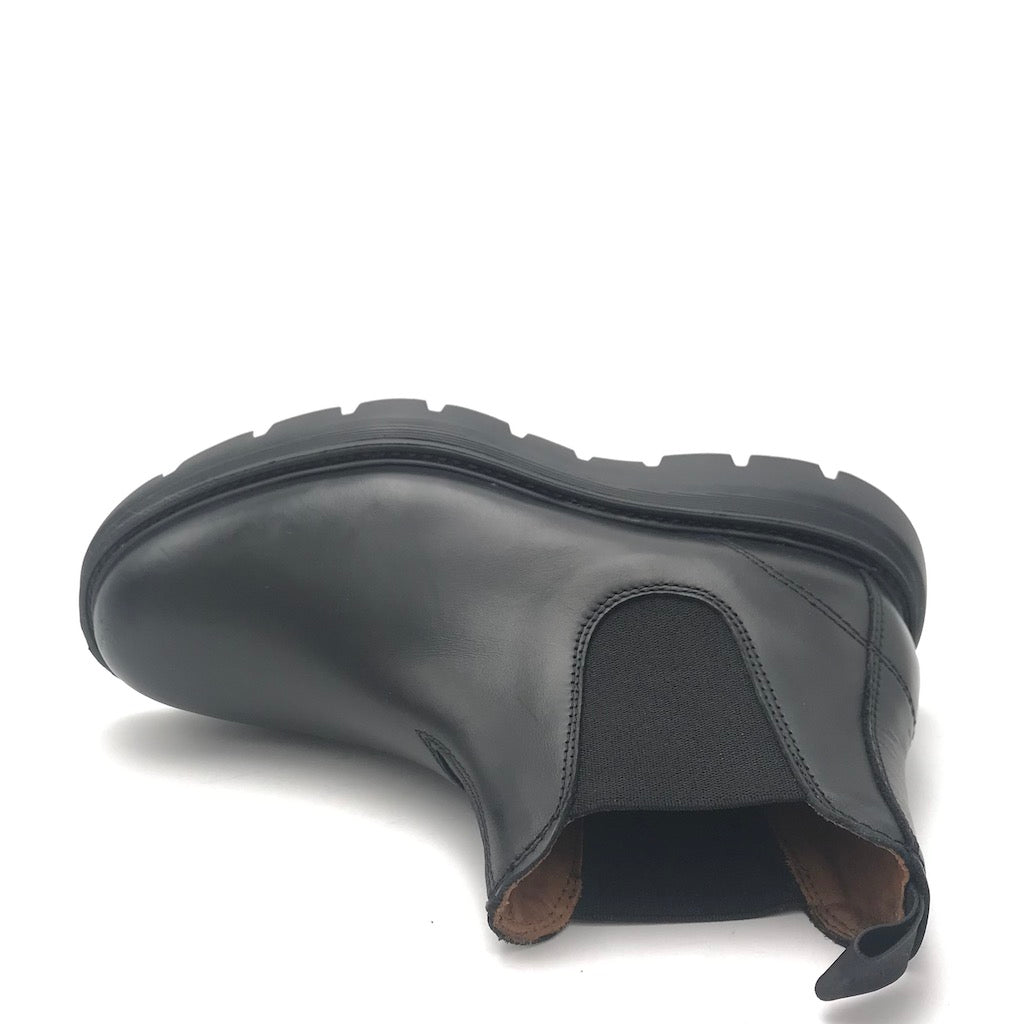 Zulian Calzature Beatles In Pelle Nera