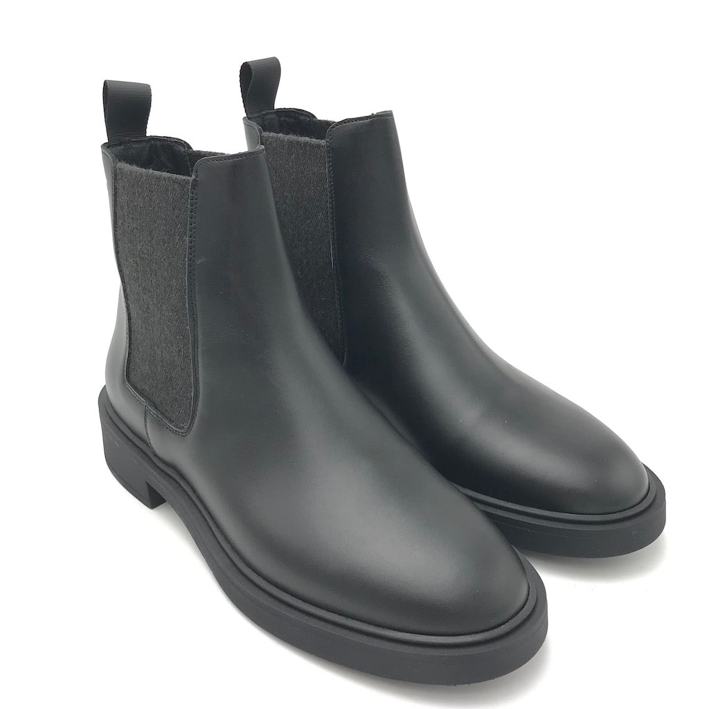 Zulian Calzature Beatles In Pelle Nera