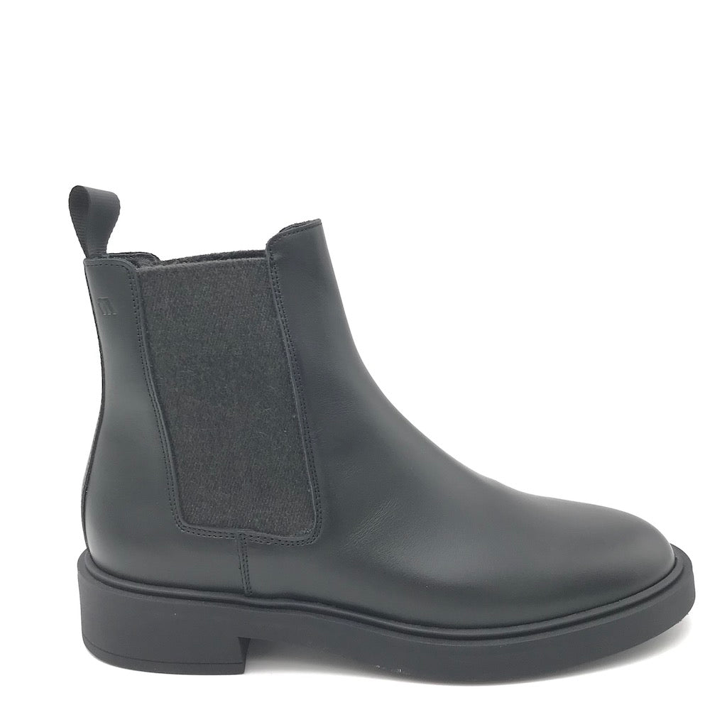 Zulian Calzature Beatles in pelle nera