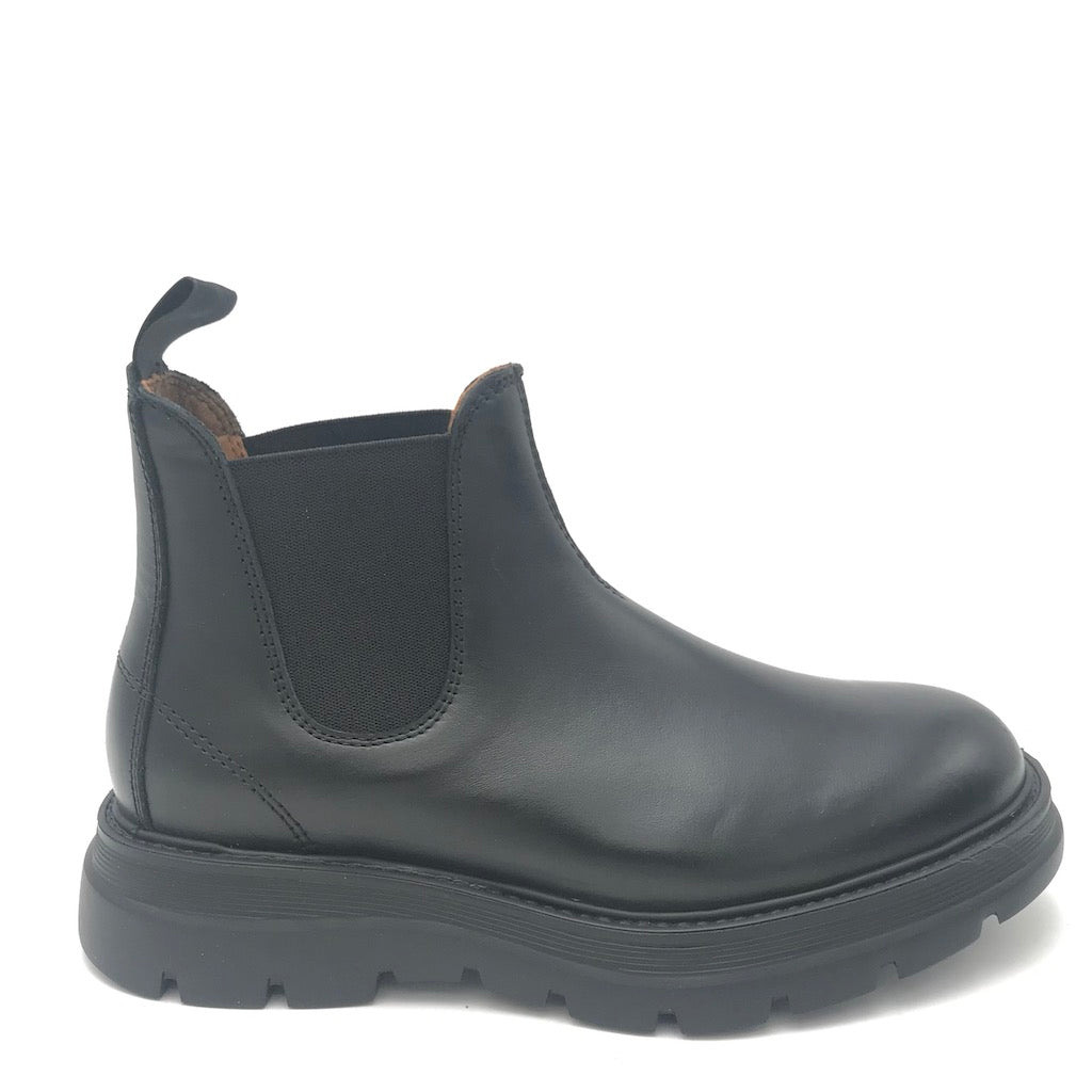 Zulian Calzature Beatles in pelle nera