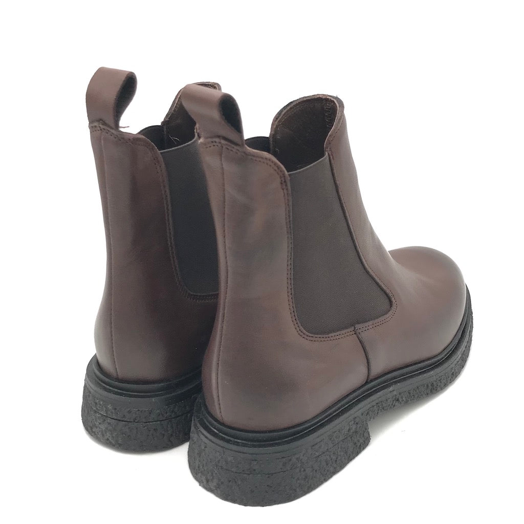 Zulian Calzature Beatles In Pelle Testa Di Moro