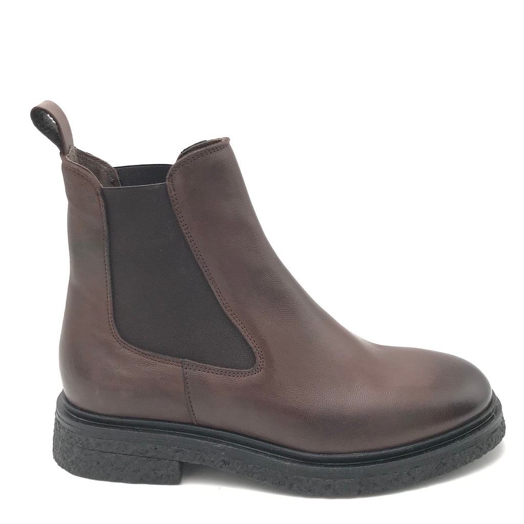 Zulian Calzature Beatles in pelle testa di moro