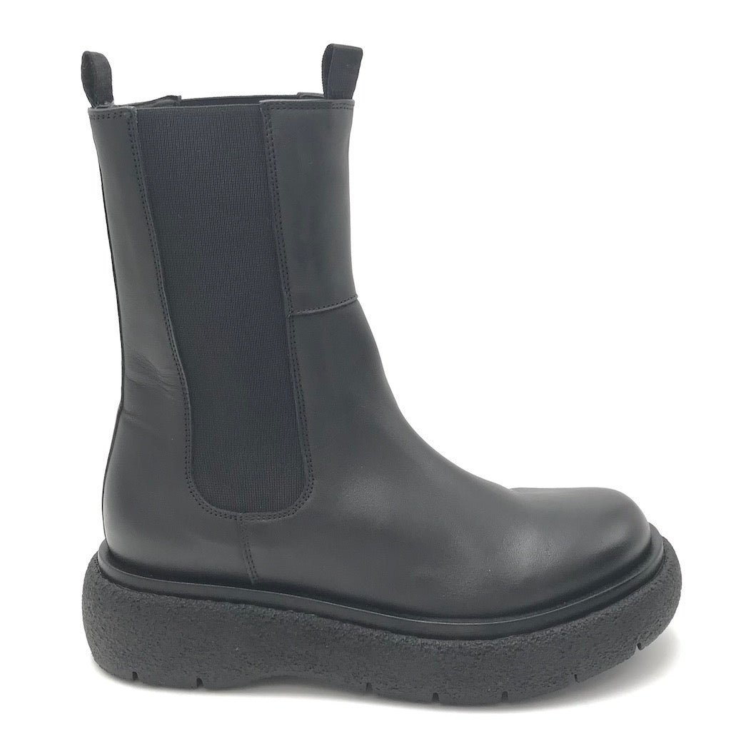 Zulian Calzature Boot Sophie beat in pelle nera