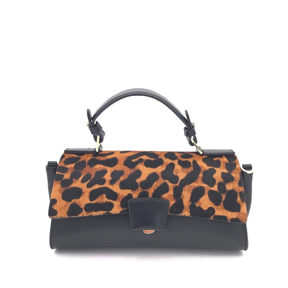 Zulian Calzature Borsa Beth leo nera