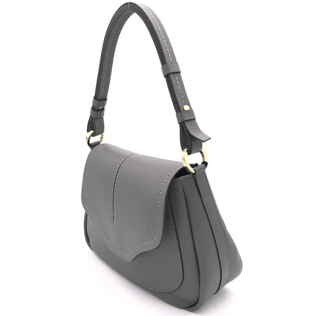 Zulian Calzature Borsa Cecilia Large Asfalto