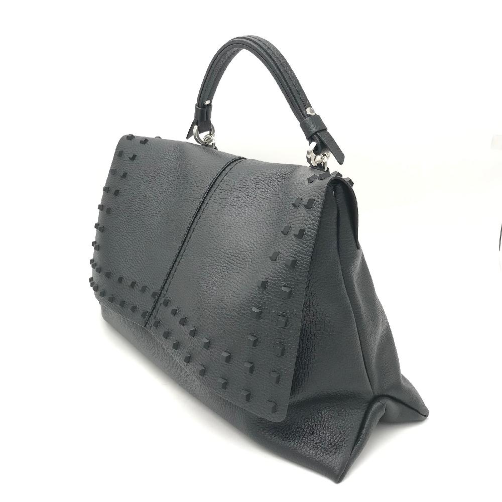 Zulian Calzature Borsa Kendal Large Nera Borchie