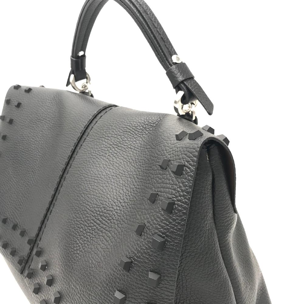 Zulian Calzature Borsa Kendal Large Nera Borchie