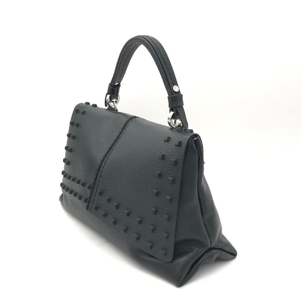 Zulian Calzature Borsa Kendal Nera Borchie