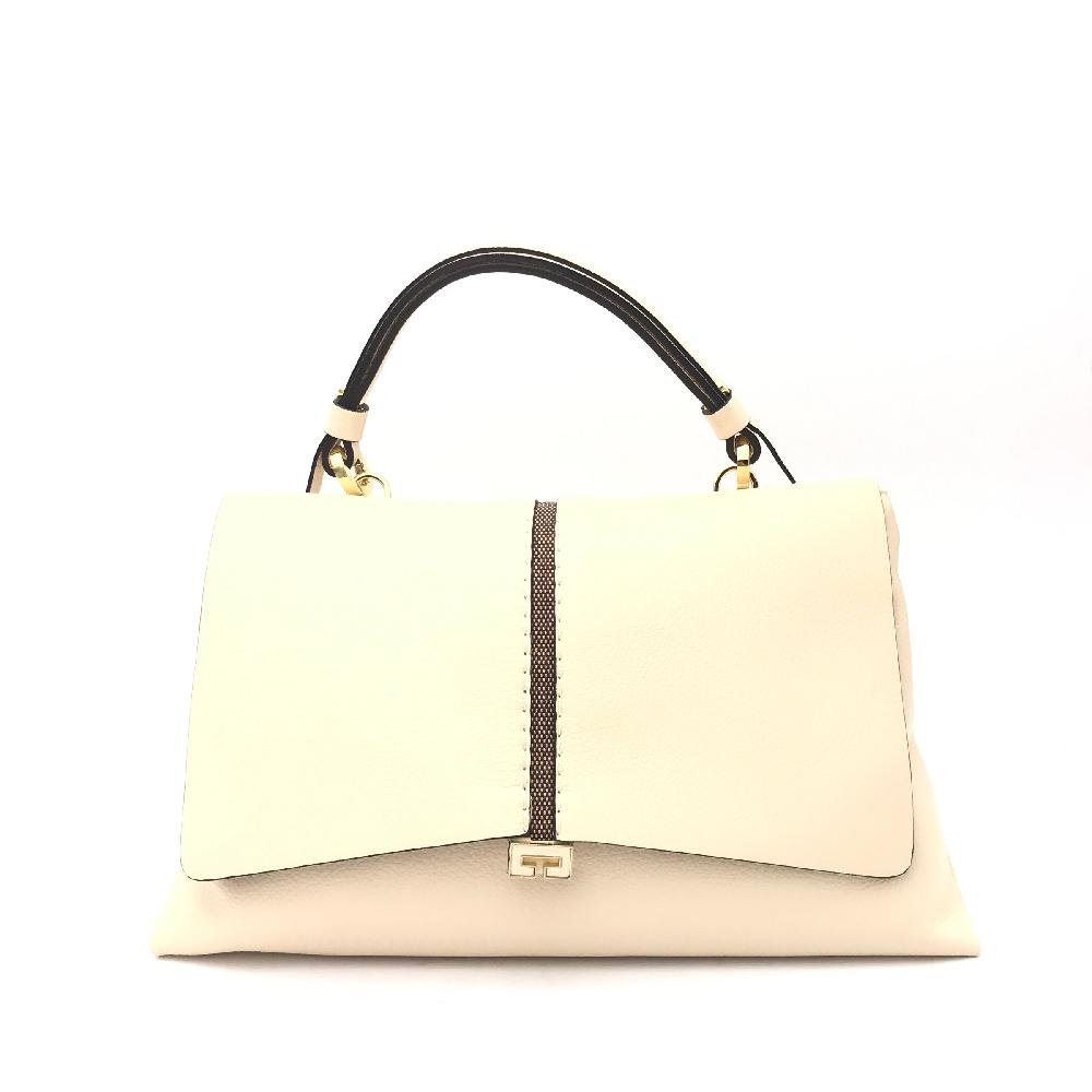 Zulian Calzature Borsa Kendall crema