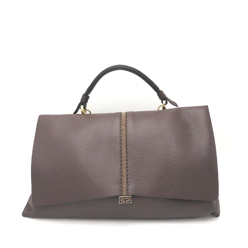 Zulian Calzature Borsa Kendall large cioccolato