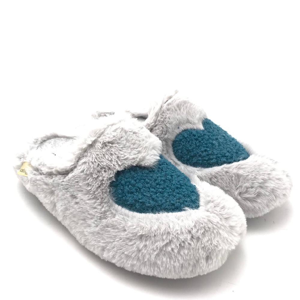 Zulian Calzature Ciabatta Alin Grigio-smeraldo