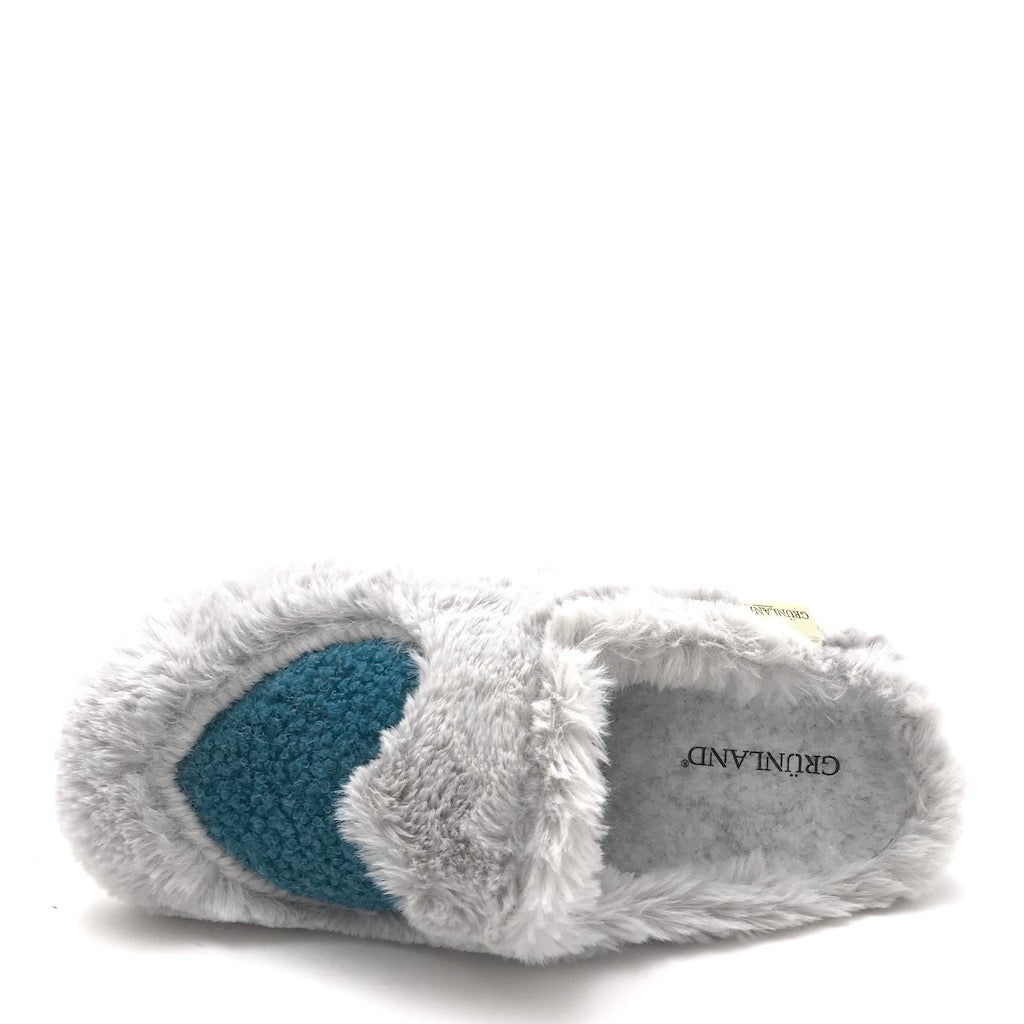 Zulian Calzature Ciabatta Alin Grigio-smeraldo